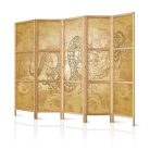 Japán paraván - Japanese Style: Dragon II [Room Dividers]