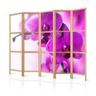 Japán paraván - Violet Orchids II