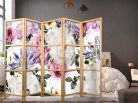 Japán paraván - Floral Glade II [Room Dividers] Japanese