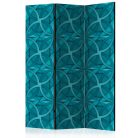 Paraván - Geometric Turquoise [Room Dividers] - ajandekpont.hu