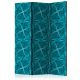 Paraván - Geometric Turquoise [Room Dividers] - ajandekpont.hu