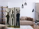 Paraván egyoldalú fotónyomtatással - Man or Animal? [Room Dividers] - ajandekpont.hu