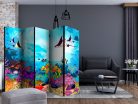 Paraván - Colourful Fish II [Room Dividers] - ajandekpont.hu