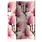 Paraván - Blooming Magnolias [Room Dividers] - ajandekpont.hu