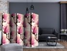 Paraván egyoldalú fotónyomtatással - Blooming Magnolias II [Room Dividers] - ajandekpont.hu