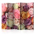 Paraván - Pastel roses II [Room Dividers] - ajandekpont.hu