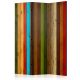 Paraván - Wooden rainbow [Room Dividers] - ajandekpont.hu