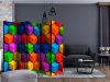 Paraván - Colorful Geometric Boxes II Room Dividers