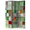 Paraván - Emerald Stained Glass [Room Dividers] - ajandekpont.hu