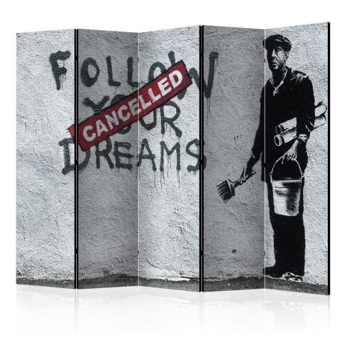 Paraván - Dreams Cancelled (Banksy) II [Room Dividers] - ajandekpont.hu