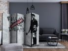 Paraván - Dreams Cancelled (Banksy) II [Room Dividers] - ajandekpont.hu