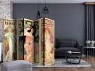 Paraván - Alphonse Mucha. Women's II [Room Dividers] - ajandekpont.hu