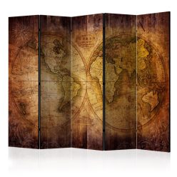 Paraván - World on old map II [Room Dividers] - ajandekpont.hu