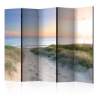 Paraván - Morning walk on the beach II [Room Dividers] - ajandekpont.hu