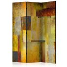 Paraván - Orange Hue of Art Expression  [Room Dividers] - ajandekpont.hu