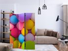 Paraván egyoldalú fotónyomtatással - Colourful Balls [Room Dividers] - ajandekpont.hu