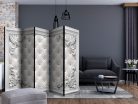 Paraván egyoldalú fotónyomtatással - Quilted Leather II [Room Dividers] - ajandekpont.hu