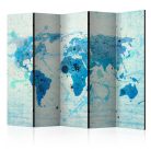 Paraván - Cruising and sailing -  The World map II [Room Dividers] - ajandekpont.hu