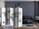 Paraván - Retro Continents (Grey) II [Room Dividers] - ajandekpont.hu