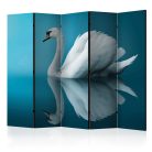 Paraván egyoldalú fotónyomtatással - swan - reflection II [Room Dividers] - ajandekpont.hu