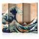 Paraván egyoldalú fotónyomtatással - Hokusai: The Great Wave off Kanagawa (Reproduction) II [Room Dividers] - ajandekpont.hu