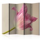 Paraván egyoldalú fotónyomtatással - Pink tulip II [Room Dividers] - ajandekpont.hu