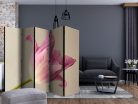 Paraván egyoldalú fotónyomtatással - Pink tulip II [Room Dividers] - ajandekpont.hu