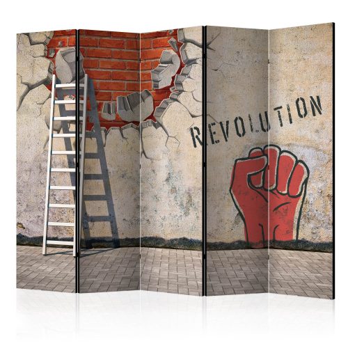 Paraván - The invisible hand of the revolution II [Room Dividers] - ajandekpont.hu
