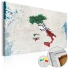Parafa világtérkép - Italy [Cork Map]-ajandekpont.hu