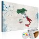 Parafa világtérkép - Italy [Cork Map] - ajandekpont.hu