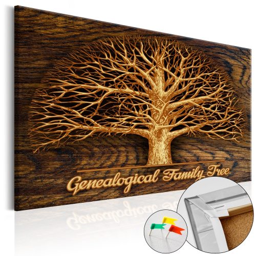Világtérkép parafán - Family Tree [Corkboard]
