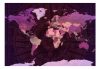 Fotótapéta - Purple World Map - ajandekpont.hu