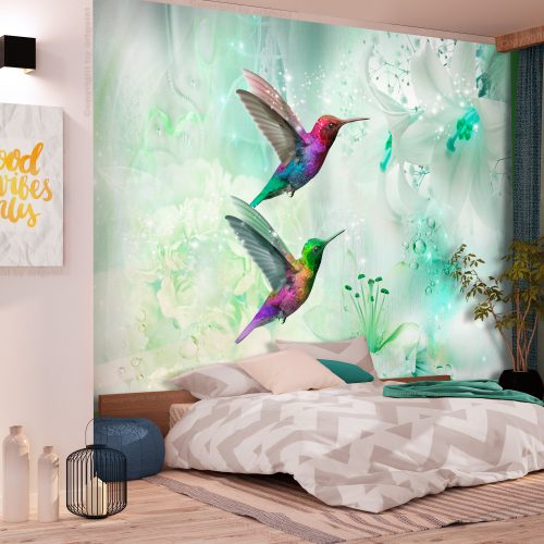 Fotótapéta - Colourful Hummingbirds (Green) - ajandekpont.hu