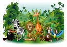 Fotótapéta - Jungle Animals - ajandekpont.hu