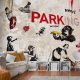 Fotótapéta - [Banksy] Graffiti Collage - ajandekpont.hu