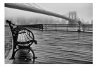Fotótapéta - A Foggy Day on the Brooklyn Bridge - ajandekpont.hu