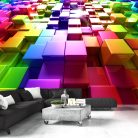 Fotótapéta - Colored Cubes - ajandekpont.hu