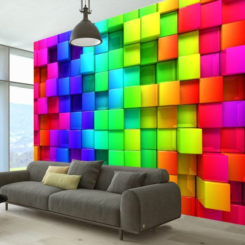 Fotótapéta  -  Colourful Cubes - ajandekpont.hu