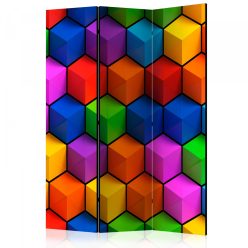 Akusztikus paraván - Colorful Geometric Boxes [Room Dividers] - ajandekpont