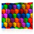 Akusztikus paraván - Colorful Geometric Boxes II [Room Dividers] - ajandekpont.hu