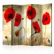 Akusztikus paraván - Golden Field of Poppies II [Room Dividers] - ajandekpont.hu