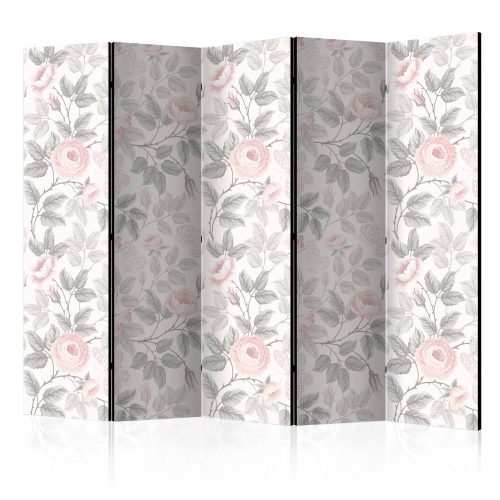 Akusztikus paraván - Watercolor Roses II [Room Dividers] - ajandekpont.hu