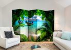 Akusztikus paraván - Tropical Paradise II [Room Dividers] - ajandekpont.hu