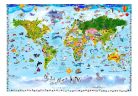 Prémium fotótapéta - World Map for Kids - ajandekpont.hu