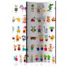 Akusztikus paraván - Cartoon Pets [Room Dividers] - ajandekpont