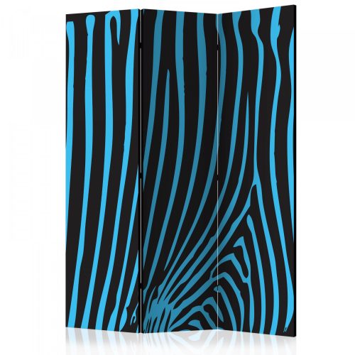 Akusztikus paraván - Zebra pattern (turquoise) [Room Dividers] - ajandekpont