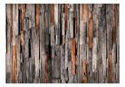 Fotótapéta - Wooden Curtain (Grey and Brown) - ajandekpont.hu