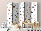 Akusztikus paraván - animals (for children) II [Room Dividers] - ajandekpont.hu