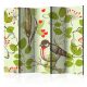 Akusztikus paraván - Bird and lilies vintage pattern II [Room Dividers] - ajandekpont.hu