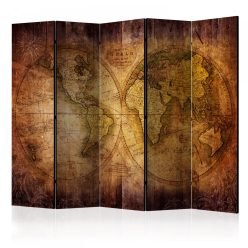 Akusztikus paraván - World on old map II [Room Dividers] - ajandekpont.hu